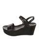Prada Sport Patent Leather Slingback Sandals