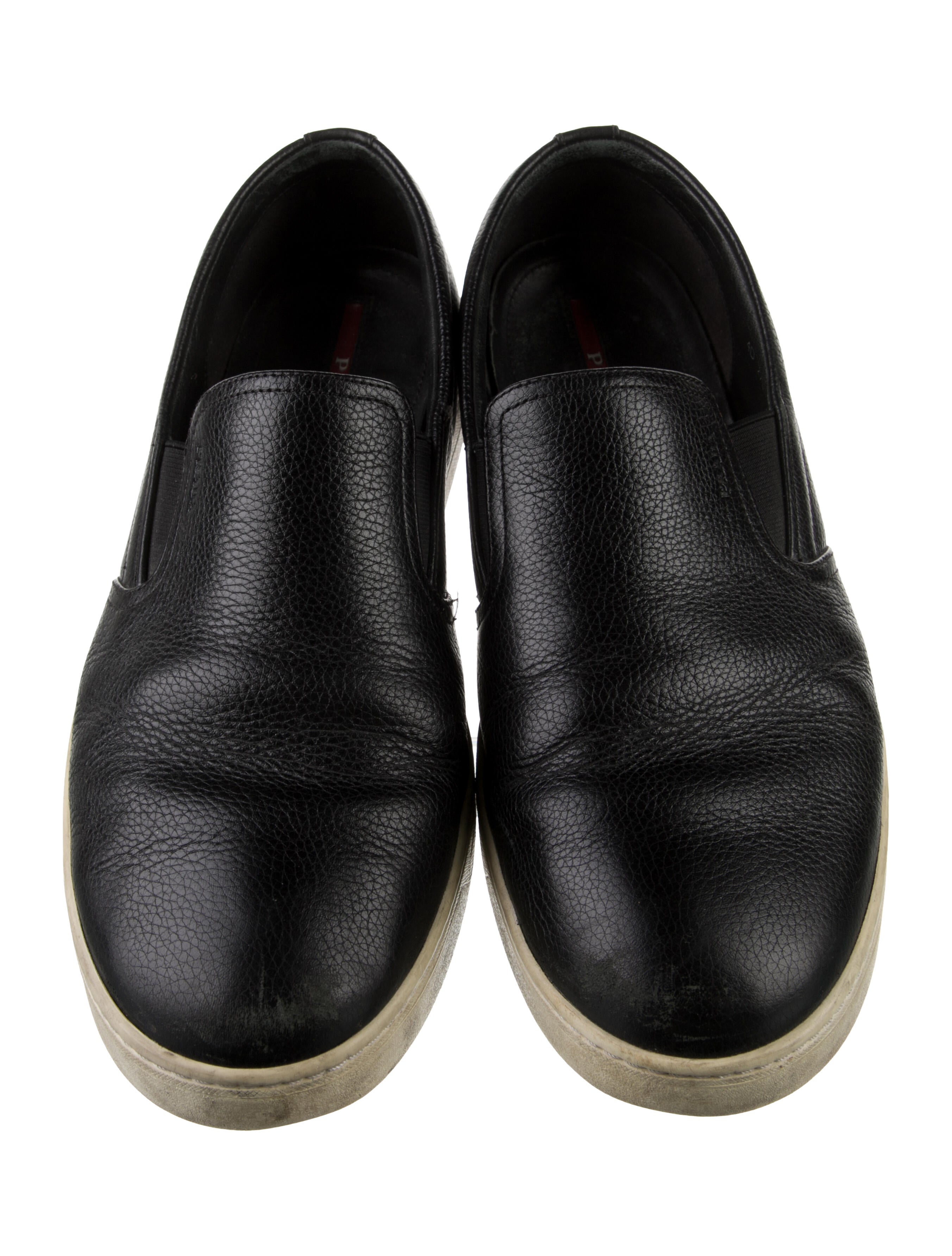 Prada Sport Leather Loafer Sneakers