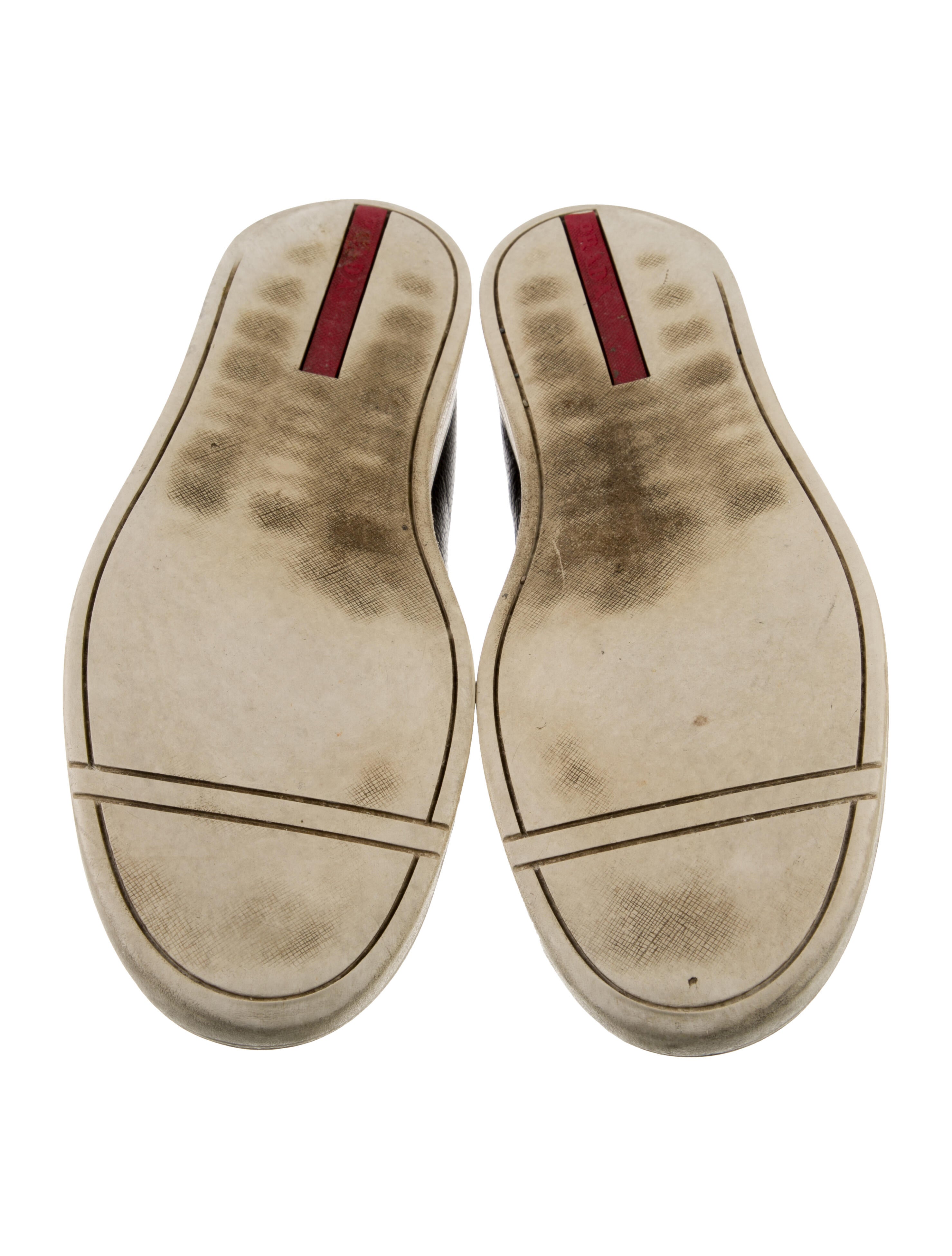 Prada Sport Leather Loafer Sneakers