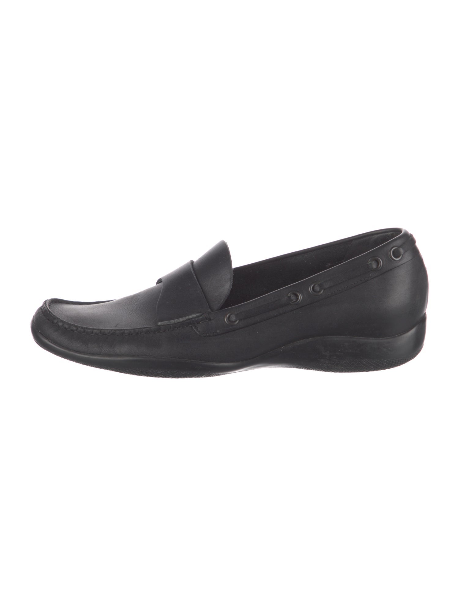 Prada Sport Leather Loafers