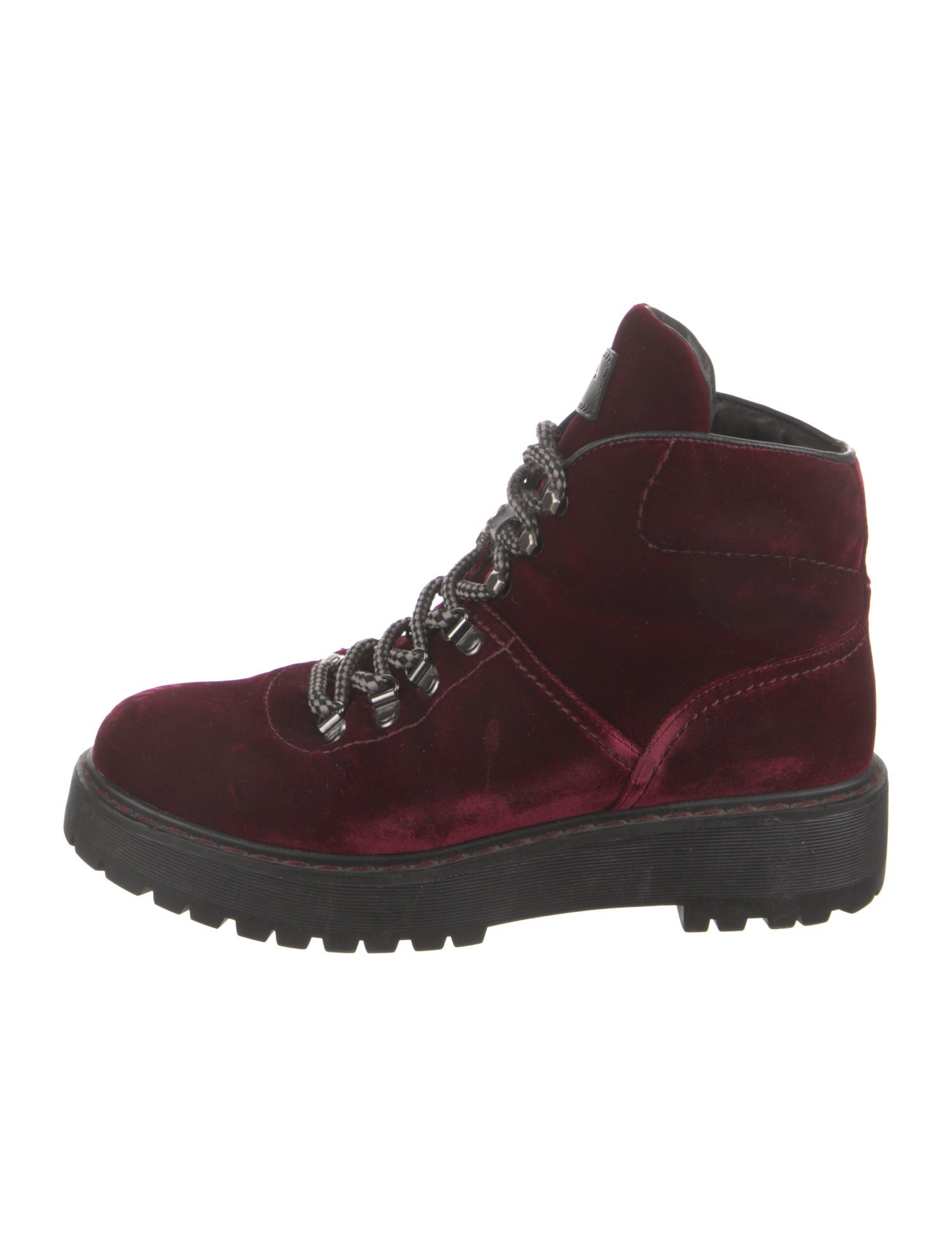 Prada Sport 2010's Velvet Combat Boots
