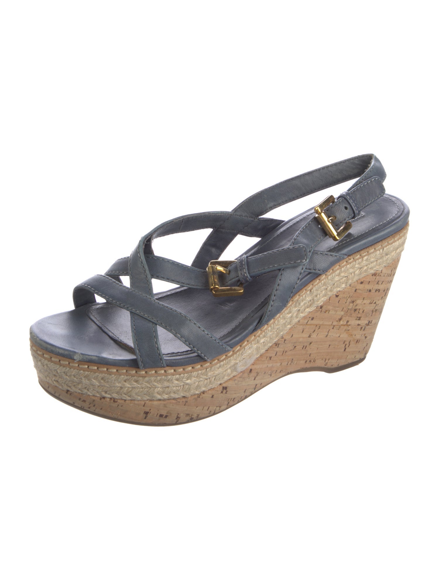 Prada Sport 2000's Leather Espadrilles