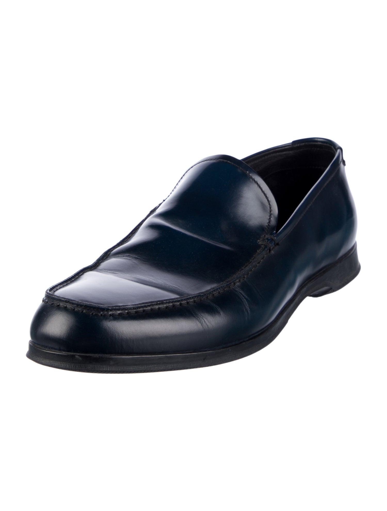 Prada Sport Leather Dress Loafers