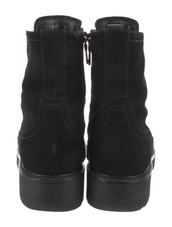 Prada Sport Suede Combat Boots