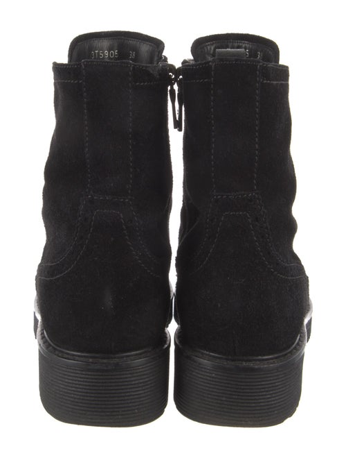 Prada Sport Suede Combat Boots