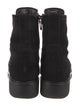 Prada Sport Suede Combat Boots