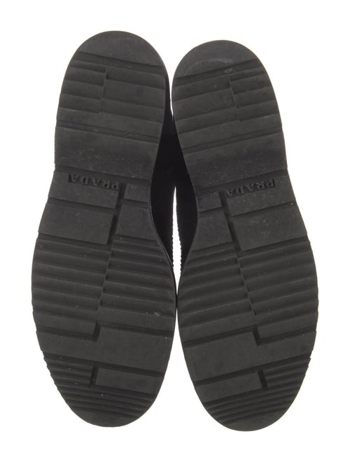 Prada Sport Suede Combat Boots