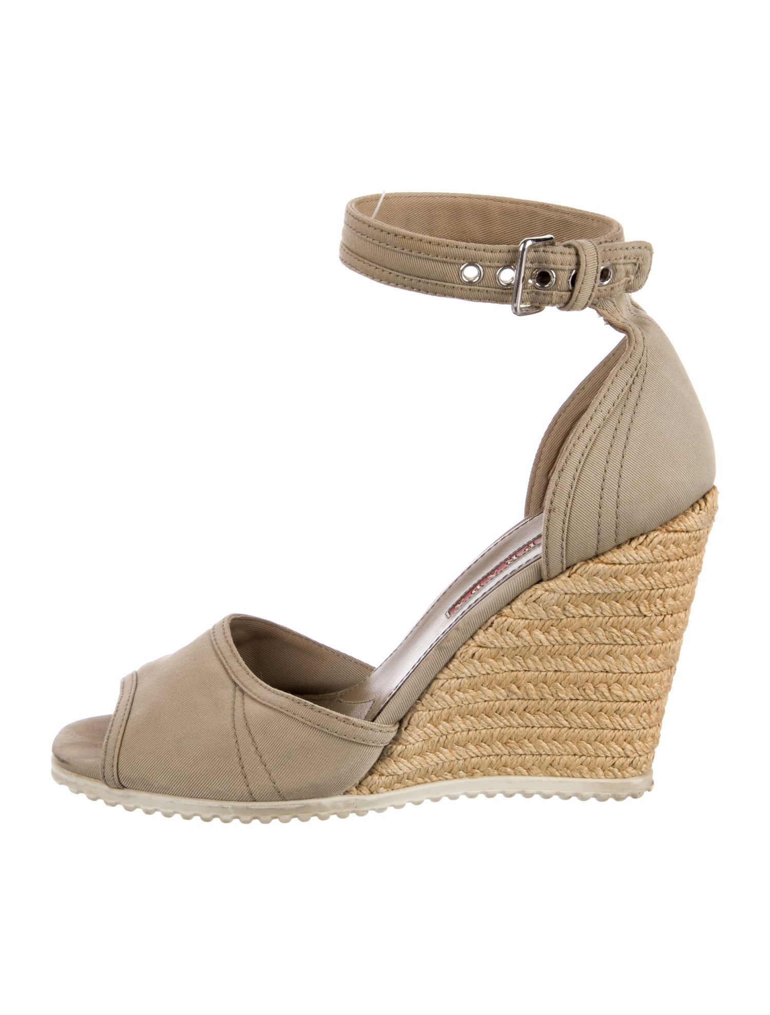 Prada Sport Canvas Colorblock Pattern D'Orsay Pumps