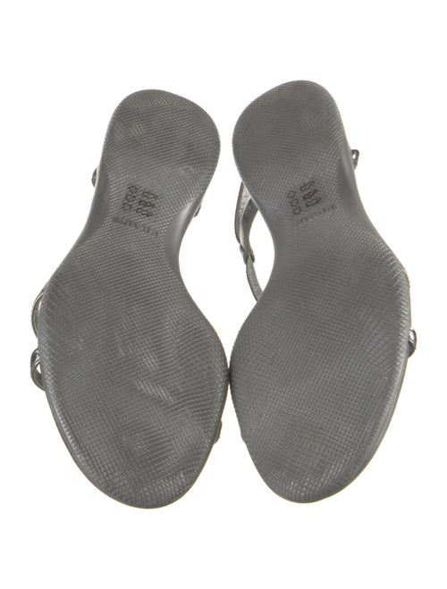 Prada Sport Patent Leather T-Strap Sandals