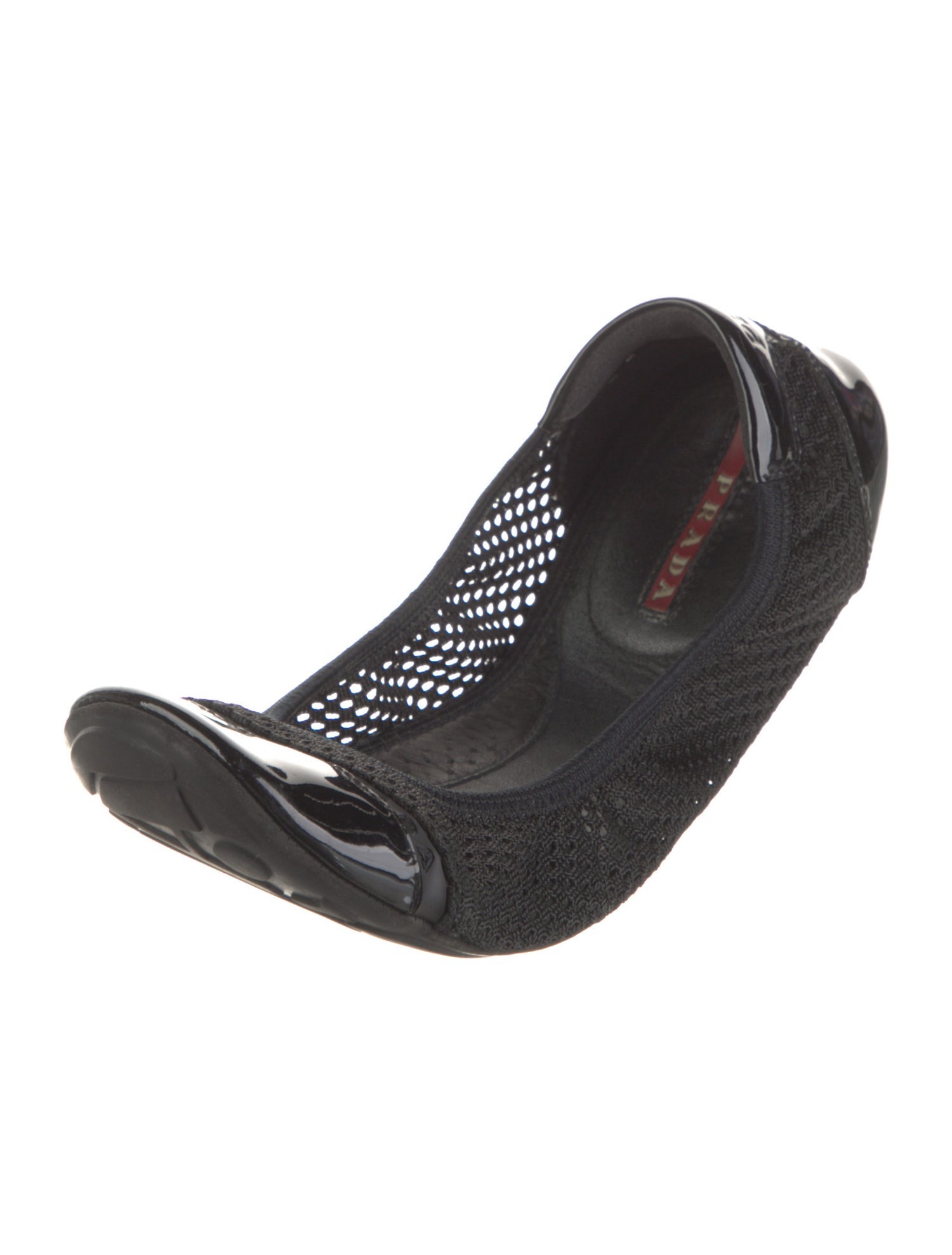 Prada Sport Mesh Mesh Accents Ballet Flats