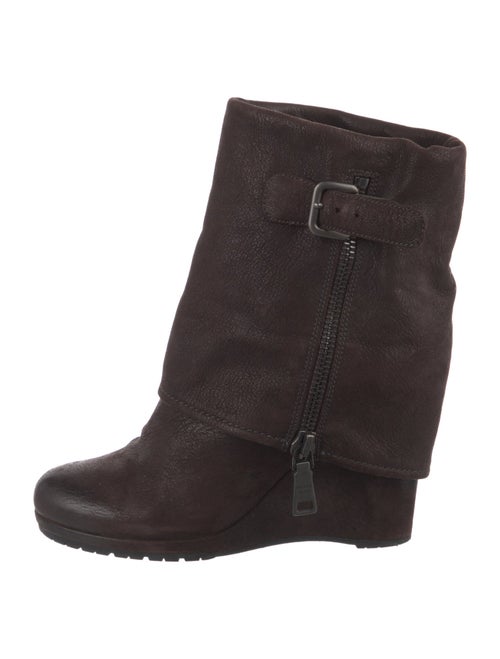 Prada Sport Late 2000's - Early 2010's Leather Lace-Up Boots