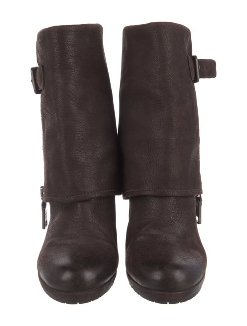 Prada Sport Late 2000's - Early 2010's Leather Lace-Up Boots