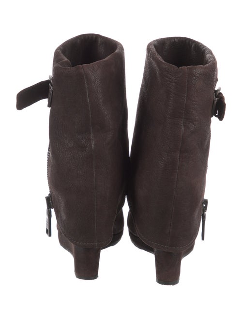 Prada Sport Late 2000's - Early 2010's Leather Lace-Up Boots