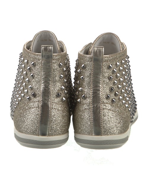 Prada Sport Glitter Studded Accents Sneakers