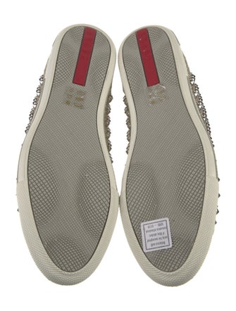 Prada Sport Glitter Studded Accents Sneakers