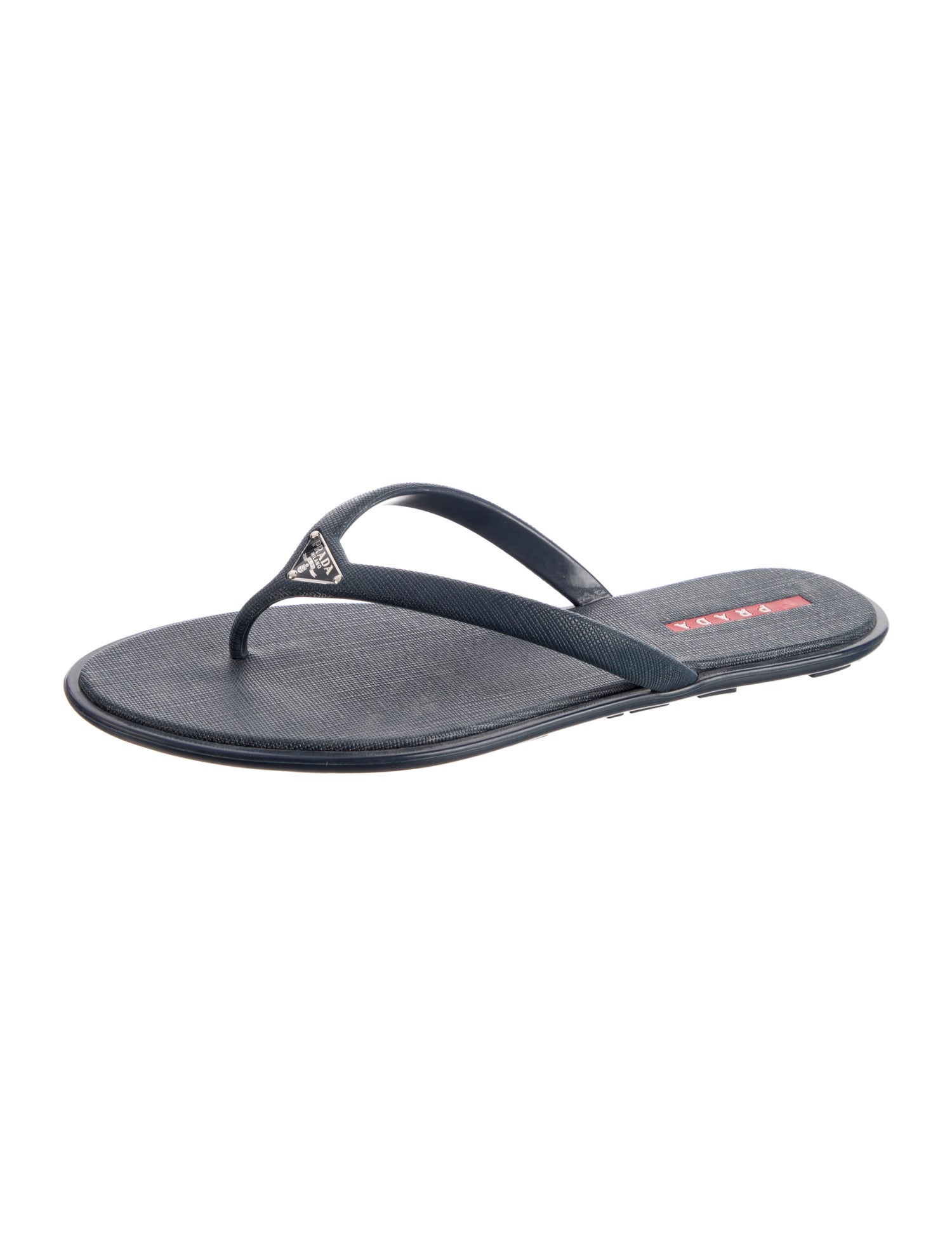 Prada Sport Rubber Flip Flops