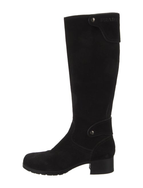 Prada Sport Suede Riding Boots
