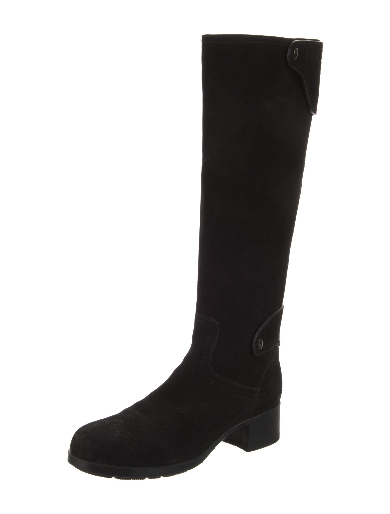 Prada Sport Suede Riding Boots