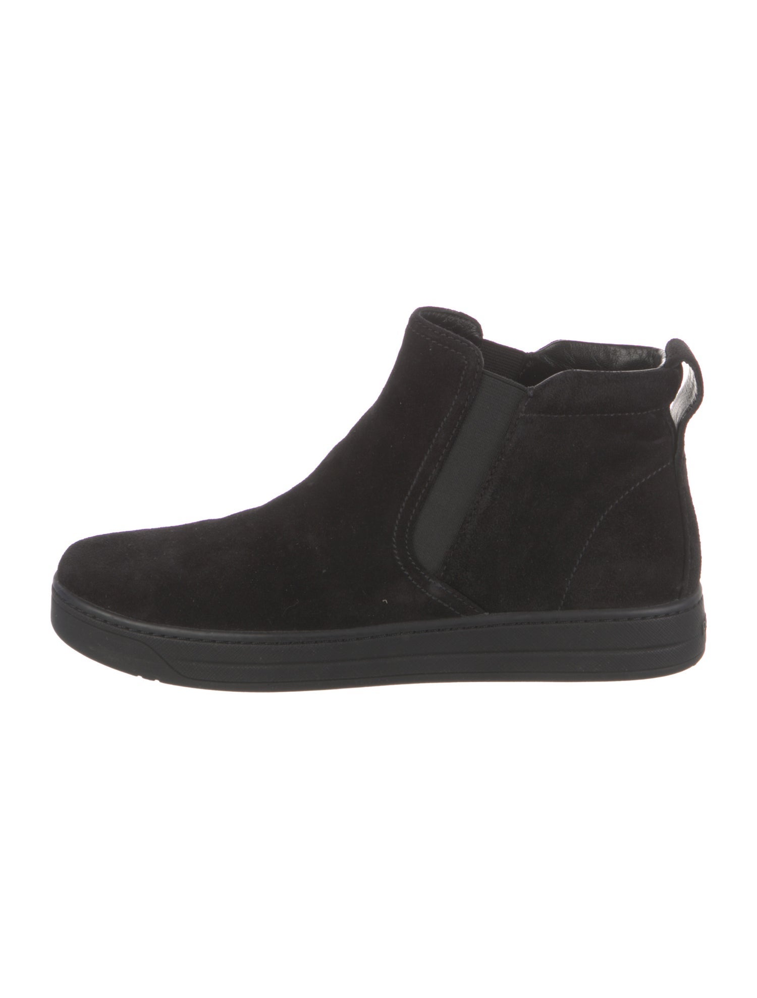 Prada Sport Suede Chelsea Boots