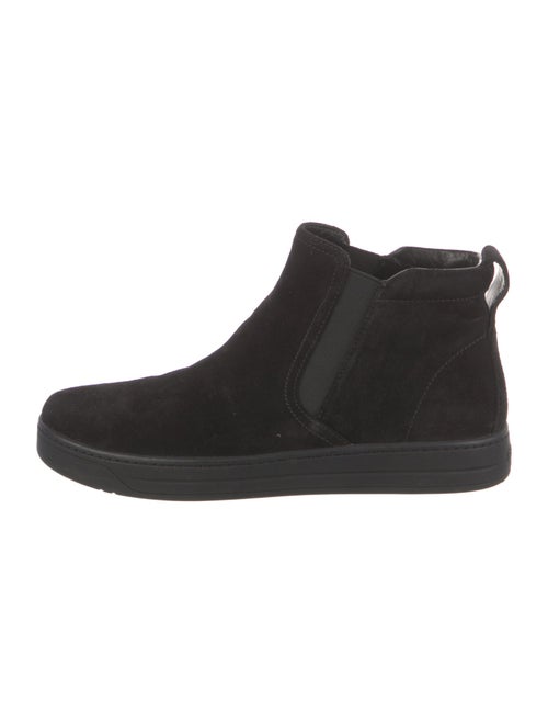 Prada Sport Suede Chelsea Boots