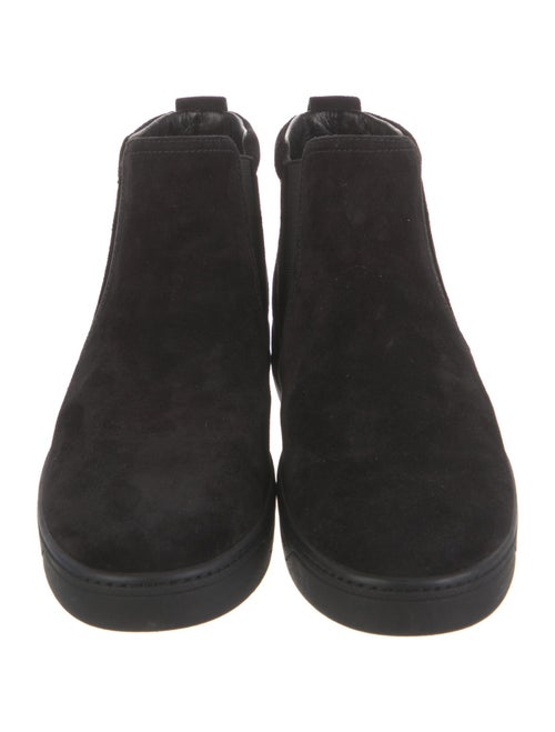 Prada Sport Suede Chelsea Boots