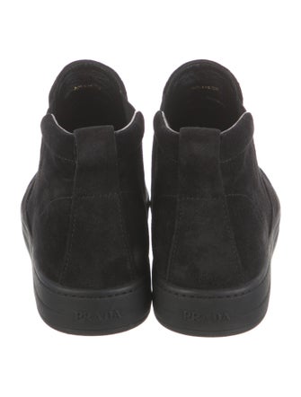 Prada Sport Suede Chelsea Boots