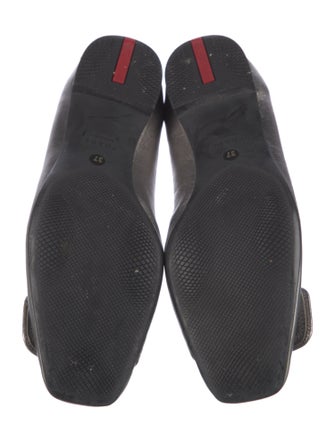 Prada Sport Leather Flats