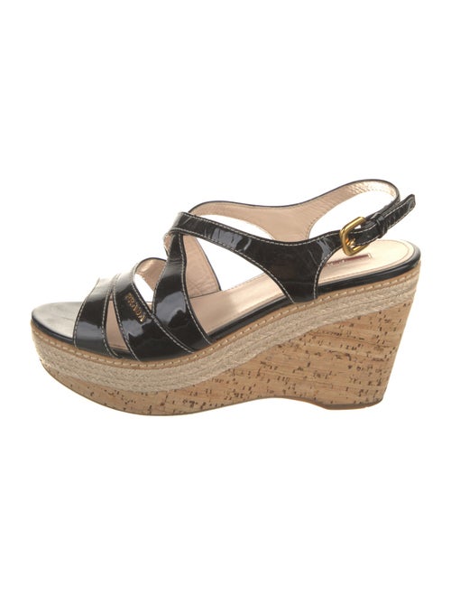 Prada Sport Patent Leather Espadrilles