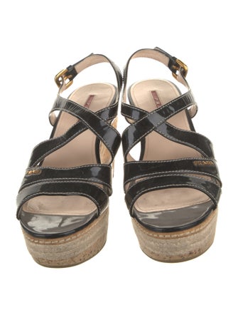 Prada Sport Patent Leather Espadrilles