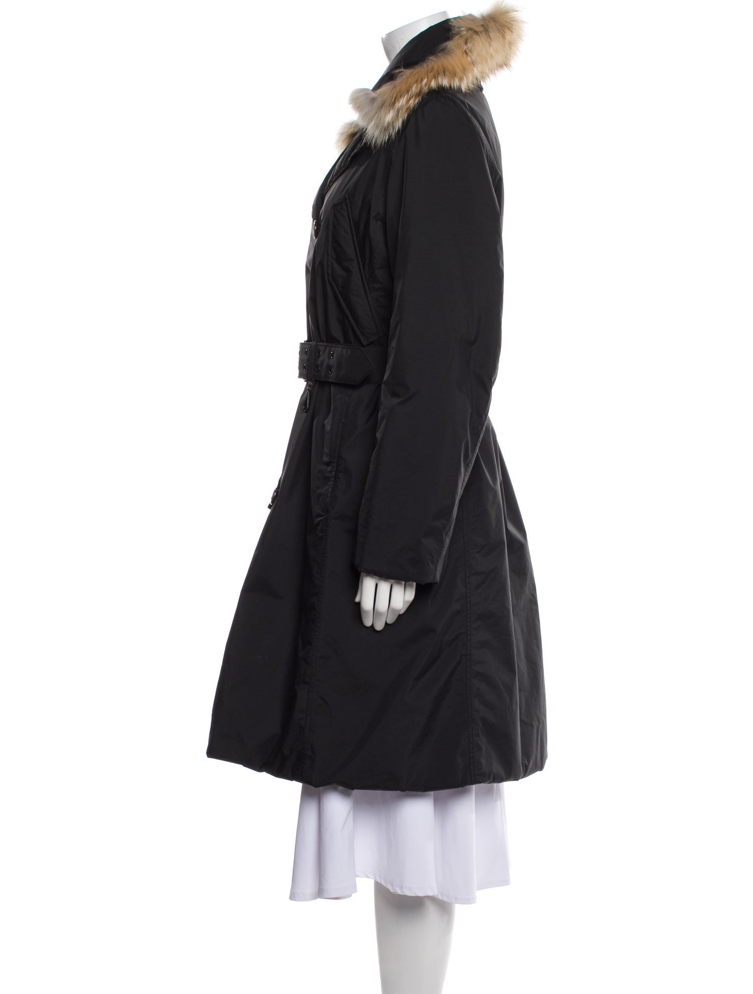 Prada Sport Vintage 2000's Faux Fur Coat