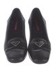 Prada Sport Signature Logo Leather Loafers