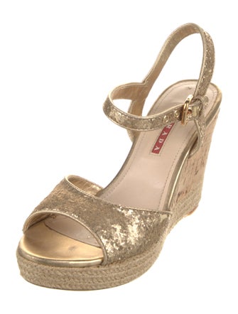 Prada Sport Glitter Espadrilles
