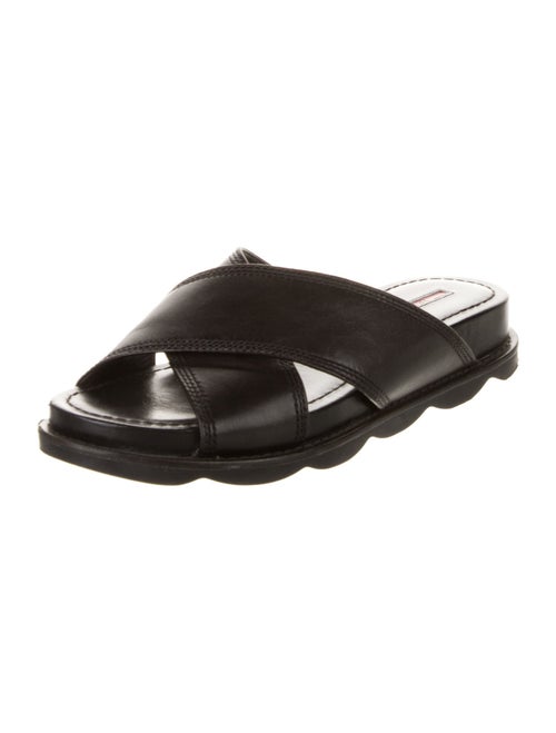 Prada Sport Leather Slides