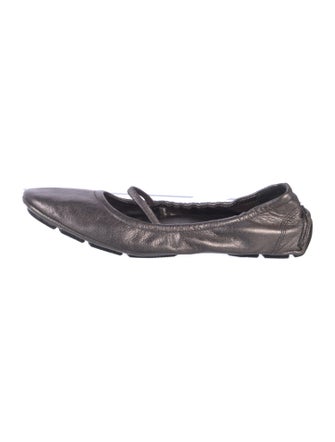 Prada Sport Leather Ballet Flats