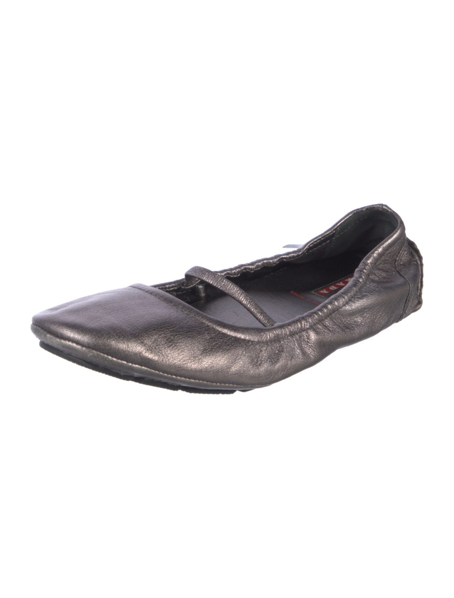 Prada Sport Leather Ballet Flats