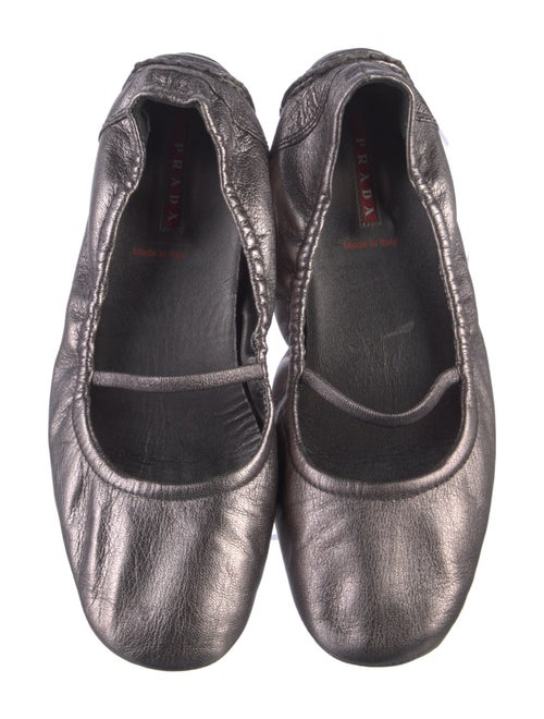 Prada Sport Leather Ballet Flats