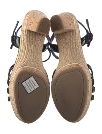 Prada Sport Patent Leather Espadrilles