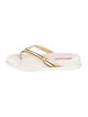 Prada Sport Leather Flip Flops