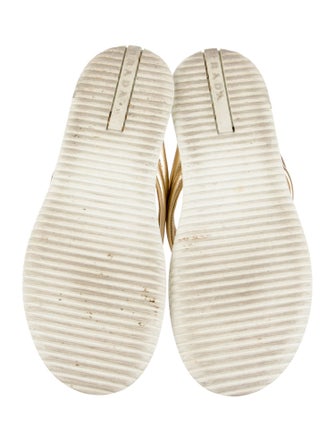 Prada Sport Leather Flip Flops