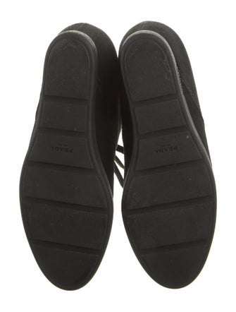 Prada Sport Suede Lace-Up Boots