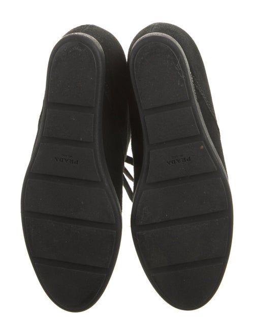 Prada Sport Suede Lace-Up Boots