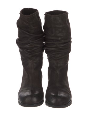 Prada Sport Leather Slouch Boots