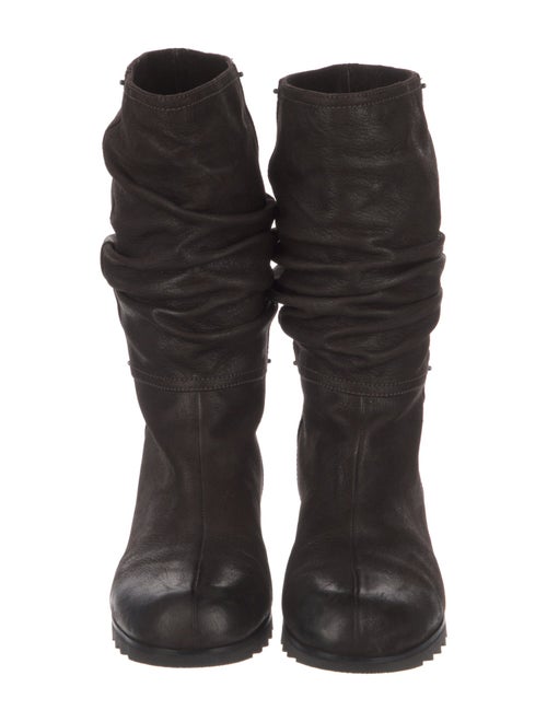 Prada Sport Leather Slouch Boots