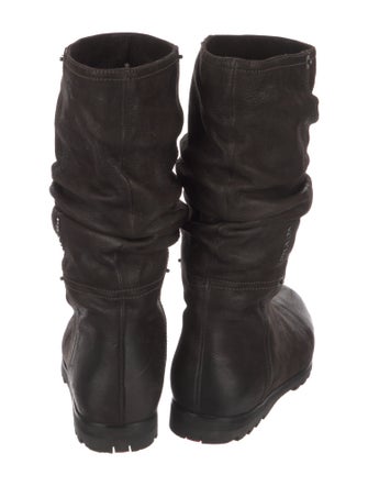 Prada Sport Leather Slouch Boots