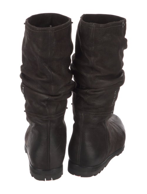 Prada Sport Leather Slouch Boots
