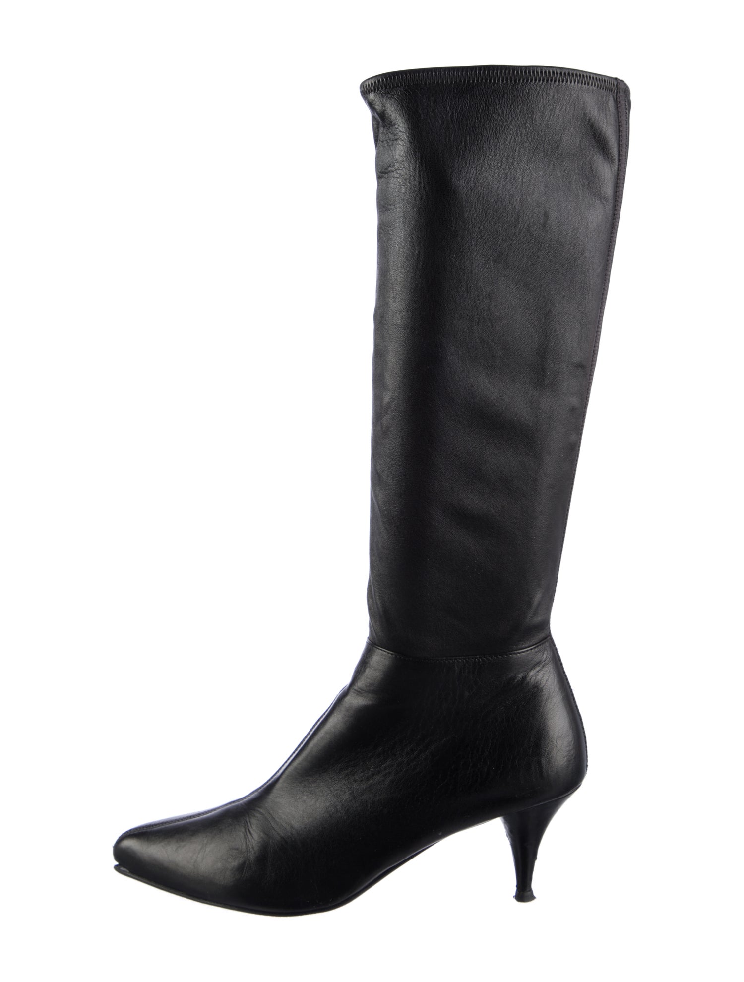 Prada Sport Leather Riding Boots