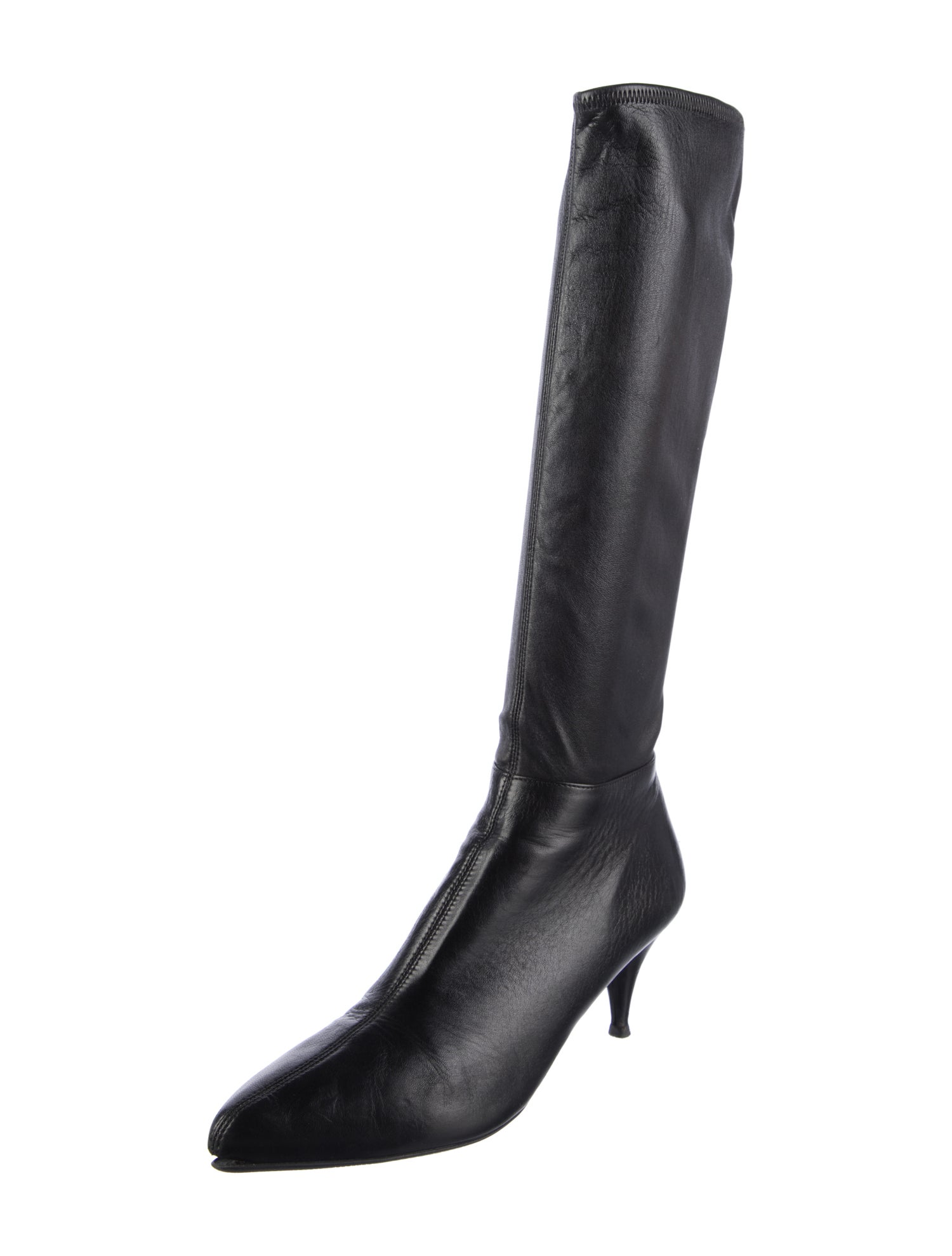 Prada Sport Leather Riding Boots