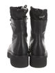 Prada Sport Leather Combat Boots