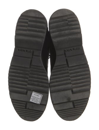 Prada Sport Leather Combat Boots
