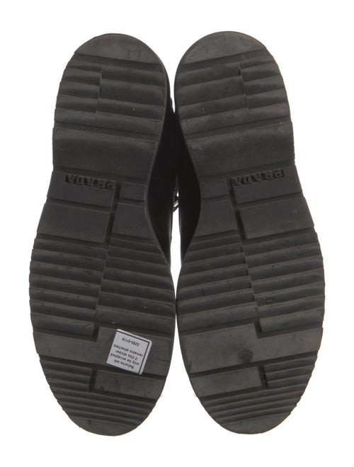 Prada Sport Leather Combat Boots